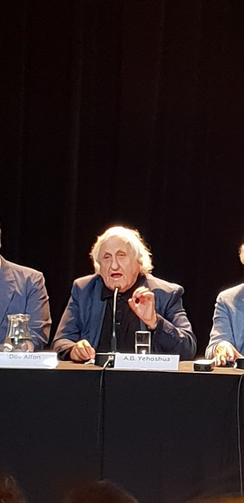 A. B. Yehoshua (15 juin 2018) © Christine Guimonnet, tous droits réservés.